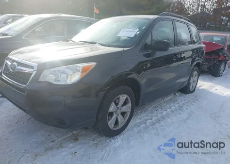 2015 Subaru Forester 2.5I из США, поврежденный, VIN JF2SJABC1FH839962